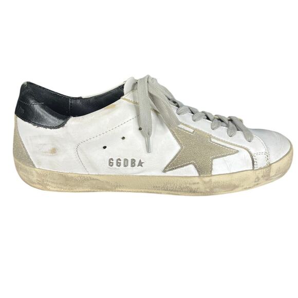 Golden Goose Shoes - Golden Goose Women’s Superstar White Grey Star Distressed Sneaker Size 40 US 10